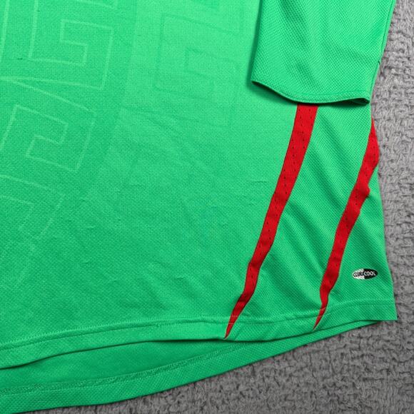 Adidas Mexico National Team Home Soccer Jersey Mens M Green 3/4 Sleeve 2008-2009 - Picture 3 of 13